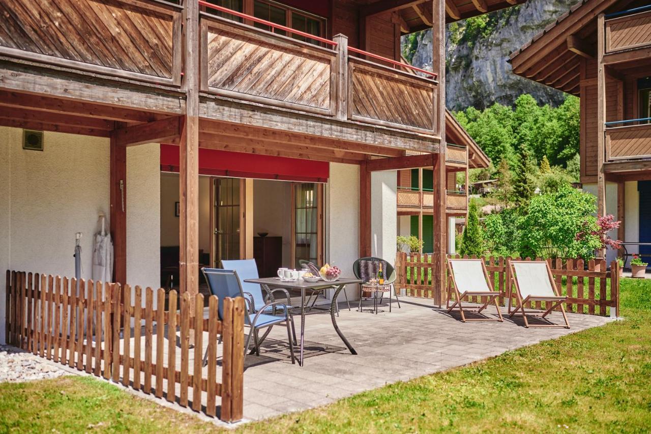 Apartment Truemmelbach, Comfortabl & Cozy, Private Terrace With Best Views Lauterbrunnen Exteriör bild