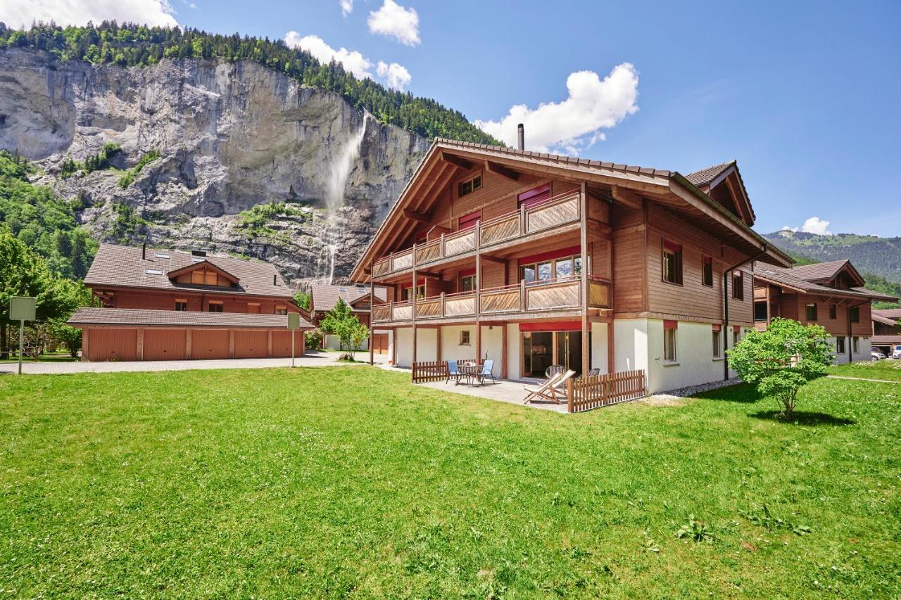 Apartment Truemmelbach, Comfortabl & Cozy, Private Terrace With Best Views Lauterbrunnen Exteriör bild