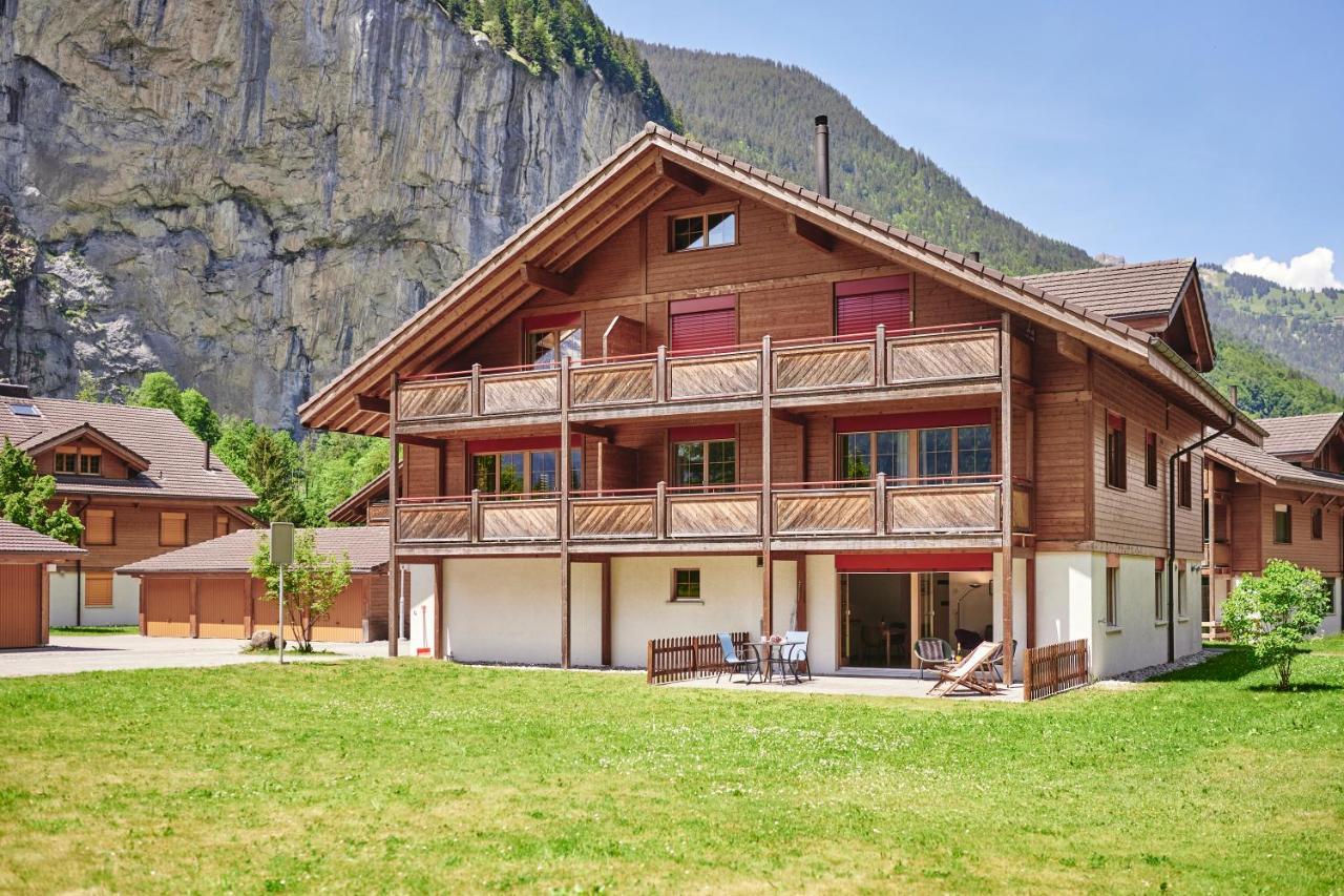 Apartment Truemmelbach, Comfortabl & Cozy, Private Terrace With Best Views Lauterbrunnen Exteriör bild