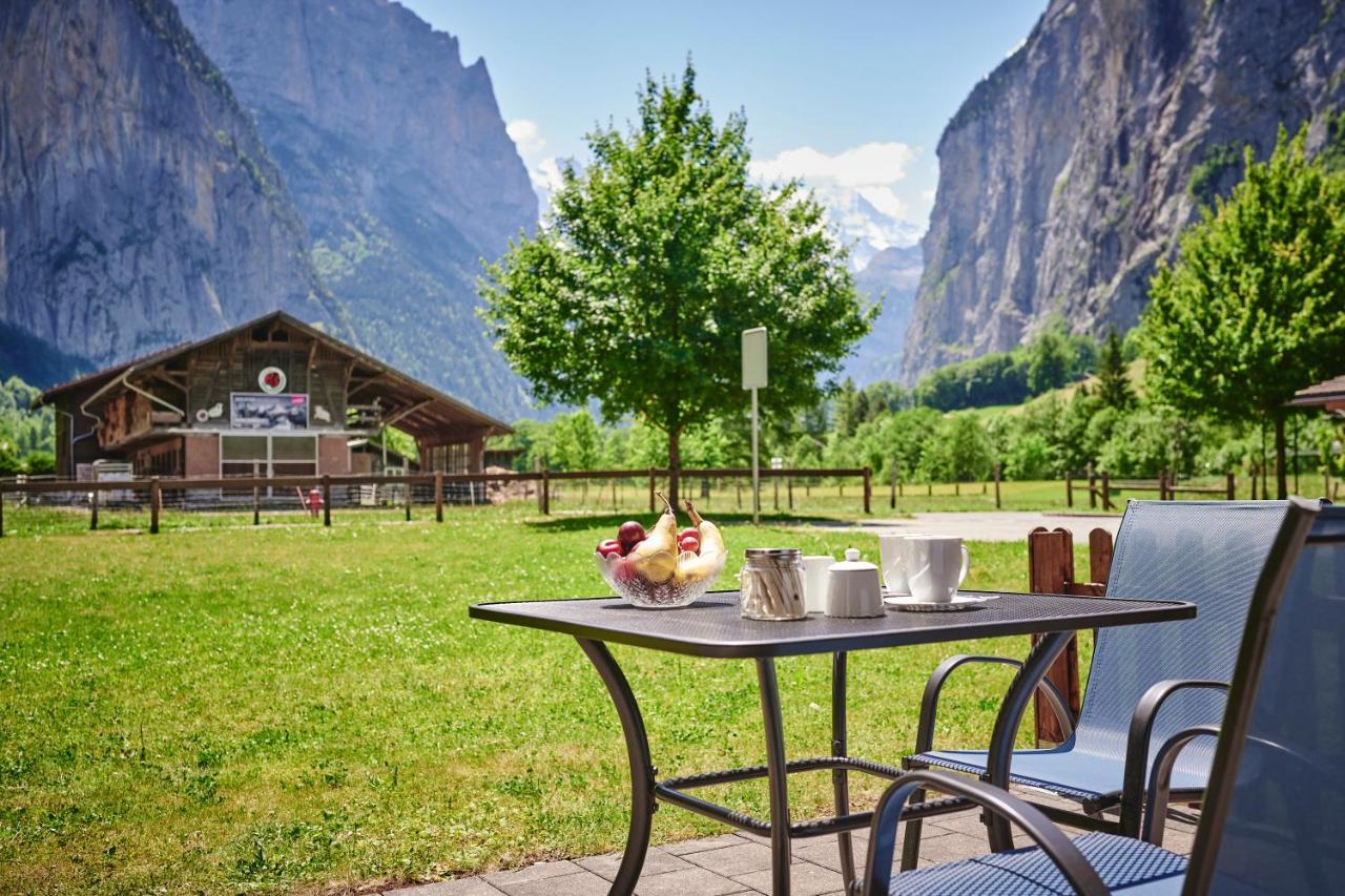 Apartment Truemmelbach, Comfortabl & Cozy, Private Terrace With Best Views Lauterbrunnen Exteriör bild